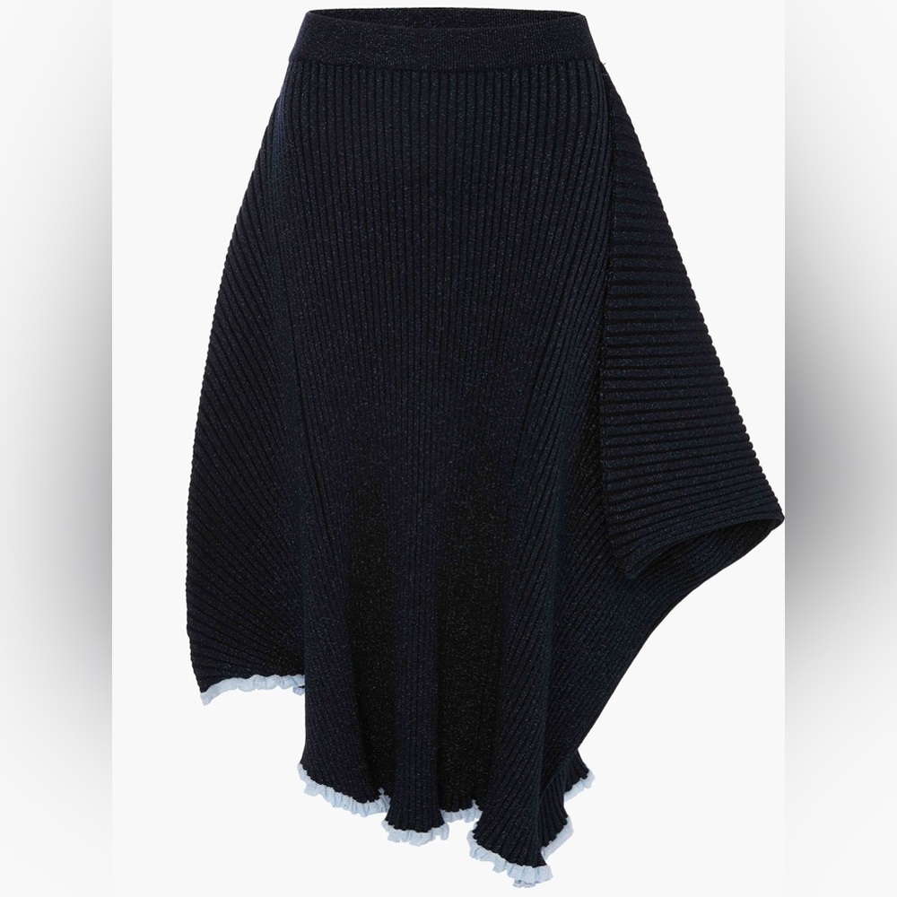 NWT JW Anderson Woman’s Navy Infinity Skirt Size XL